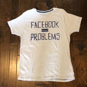 Threads 4 Thoughts - Facebook = Problems Tee - XL